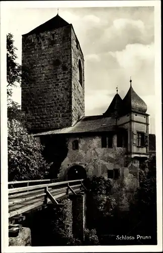 Ak Prunn Riedenburg in Niederbayern, Schloss