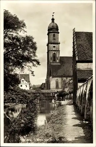 Ak Amberg in der Oberpfalz Bayern, St. Martin