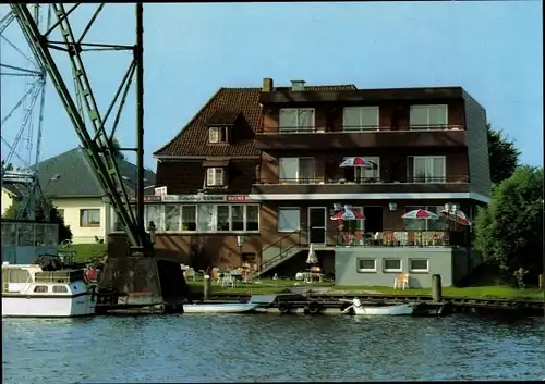 Ak Osten an der Oste Landkreis Cuxhaven, Hotel-Restaurant Fährkrug