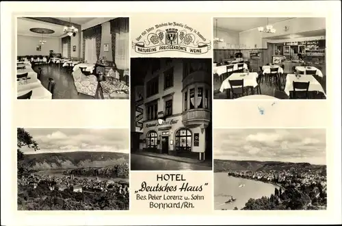 Ak Boppard am Rhein, Hotel Deutsches Haus