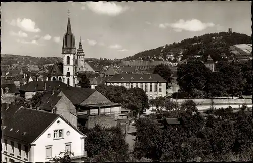 Ak Durlach Karlsruhe Baden, Teilansicht mit Turmberg