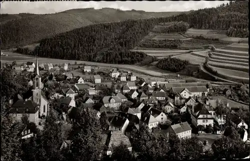 Ak Wallenfels Kronach Oberfranken, Panorama