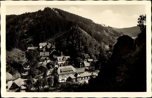 Ak Falkenstein Ludwigsstadt in Oberfranken, Hotel und Brauerei Gaststätte Falkenstein