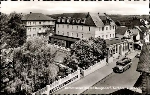 Ak Rengsdorf im Westerwald, Kurhotel zum Stern, Autobus