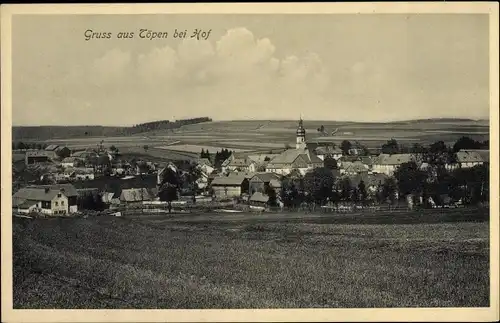 Ak Töpen in Oberfranken, Gesamtansicht