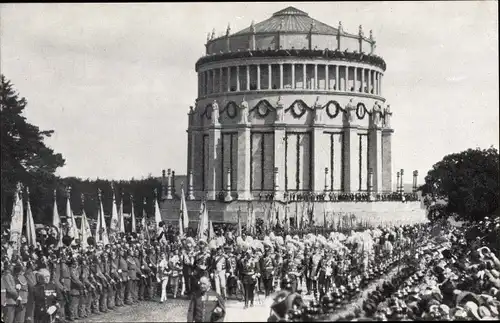 Ak Kelheim an der Donau Niederbayern, Befreiungshalle, Jahrhundertfeier 1913