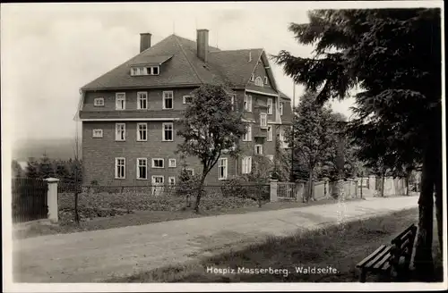 Ak Masserberg in Thüringen, Hospiz, Waldseite