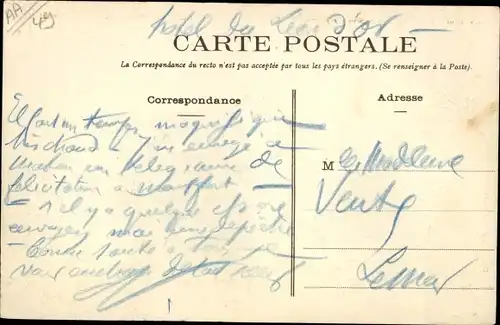 Ak Durtal Maine et Loire, vue générale du Château et du Loir, Flusspartie