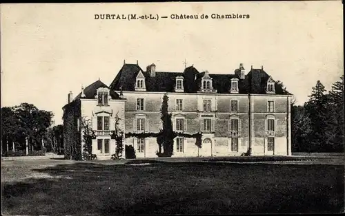 Ak Durtal Maine et Loire, Château des Chambiers