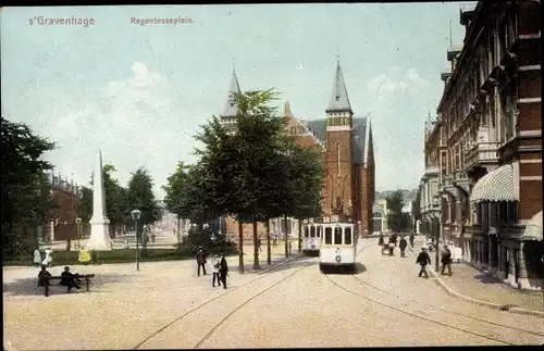 Ak 's Gravenhage Den Haag Südholland, Regentesseplein