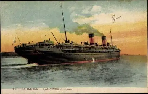 Ak Le Havre Seine Maritime, Transatlantique La Provence, French Line