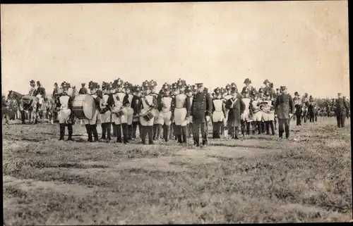 Ak Groningen Niederlande, Historisch-allegorische Optocht, 10. September 1913, Festzug Marschkapelle