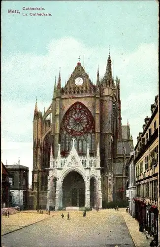 Ak Metz Moselle, La Cathedrale