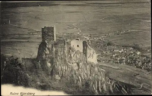 Ak Ribeauvillé Rappoltsweiler Elsaß Elsass Haut Rhin, Burgruine Giersberg