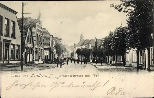 Ak Nordhorn in der Grafschaft Bentheim, Vorderstraße
