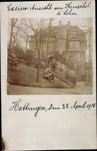 Foto Ak Hattingen an der Ruhr, Casino, Ansicht von Henschel und Sohn, 1915