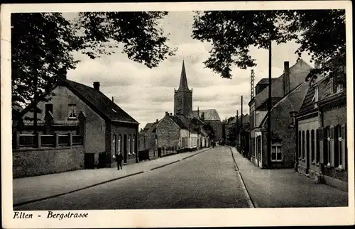 Ak Elten Emmerich am Niederrhein, Bergstraße, Kirche