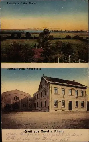 Ak Baerl Duisburg am Rhein, Panorama, Gasthaus