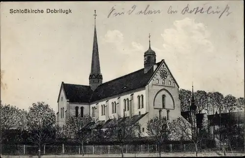 Ak Dobrilugk Doberlug Kirchhain in Brandenburg, Schlosskirche