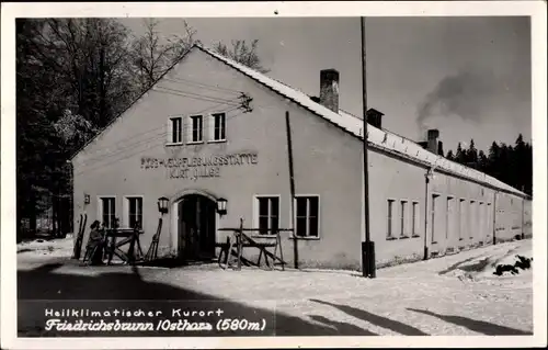 Foto Ak Friedrichsbrunn Thale im Harz, FDGB Verpflegungsstätte