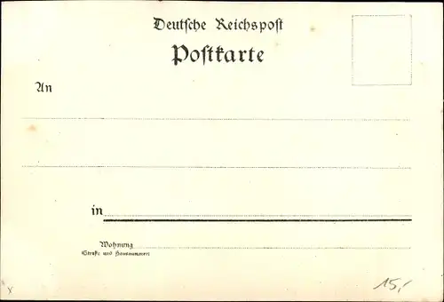 Litho Sankt Goar am Rhein, Burg Rheinfels, Salondampfer Niederwald, Rheindampfer