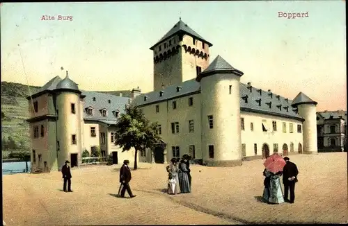 Ak Boppard am Rhein,  Alte Burg