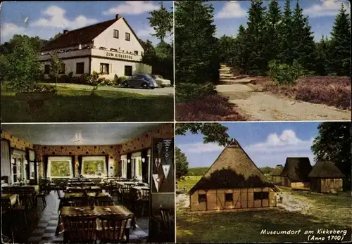 Ak Ehestorf Rosengarten Niedersachsen, Gasthaus Kiekeberg, Bes. H. Schuster, Inneres, Museumsdorf