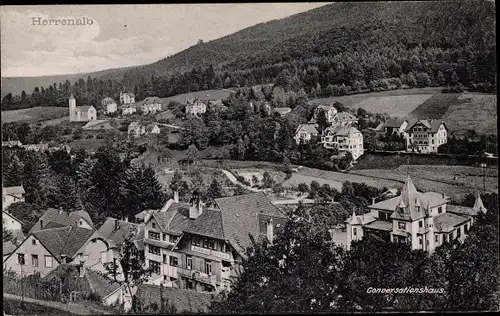 Ak Bad Herrenalb im Schwarzwald, Konversationshaus, Ort
