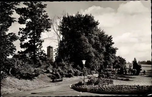 Ak Dobel im Schwarzwald, Parkanlage, Aussichtsturm