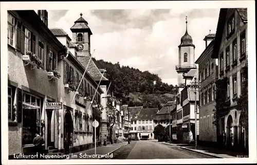 Ak Neuenbürg an der Enz Schwarzwald, Straßenpartie