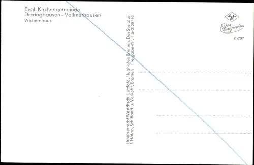 Ak Dieringhausen Vollmerhausen Gummersbach im Oberbergischen Kreis, Wichernhaus