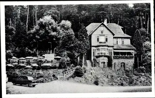 Ak Bad Orb in Hessen, Gaststätte Jagdhaus Haselruhe