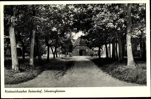 Ak Schweringhausen Ehrenburg, Niedersächsischer Bauernhof