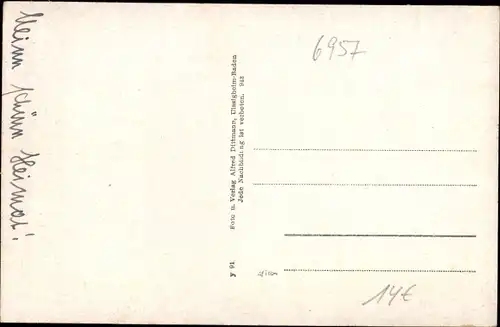 Ak Neckarburken Elztal im Odenwald, Rathaus, Bahnhof, Denkmal, Totalansicht