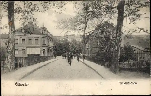 Ak Ottweiler im Kreis Neunkirchen Saarland, Victoriabrücke