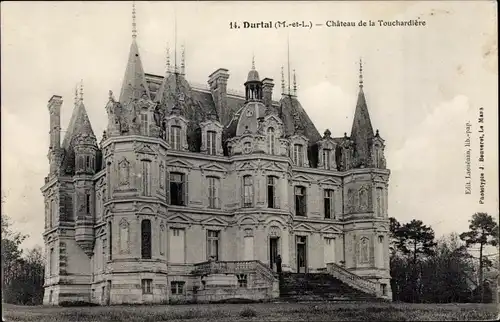 Ak Durtal Maine et Loire, Château de la Touchardière