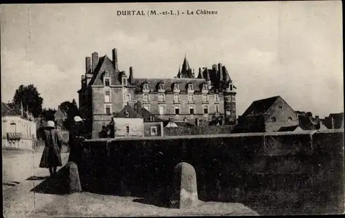 Ak Durtal Maine et Loire, le Château