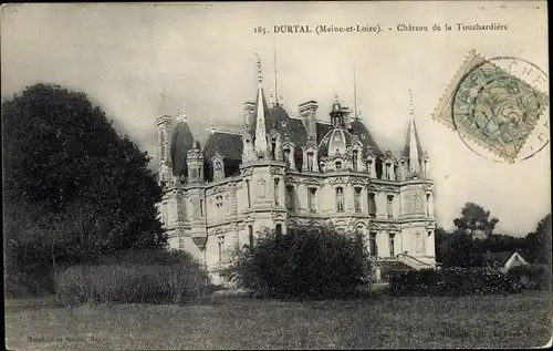 Ak Durtal Maine et Loire, Château de la Touchardière