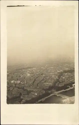 Foto Ak Paris VII, Stadt vom Eiffelturm gesehen