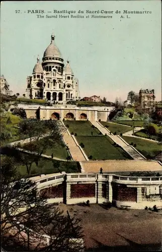 Ak Paris XVIII., Basilique du Sacre Coeur de Montmartre