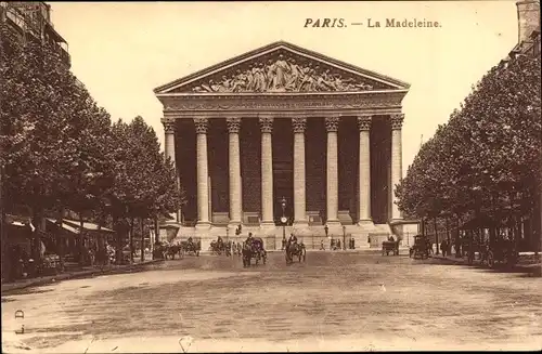 Ak Paris VIII, la Madeleine, Frontalansicht