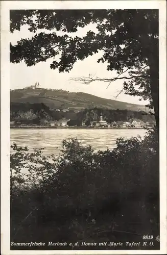 Ak Marbach Donau Niederösterreich, Sommerfrische mit Maria Taferl