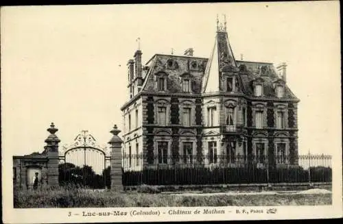 Ak Luc sur Mer Calvados, Château de Mathan