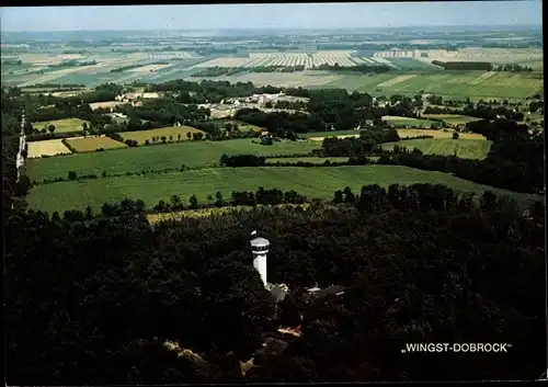 Ak Dobrock Wingst in Niedersachsen, Deutscher Olymp, Vogelschau, Felder