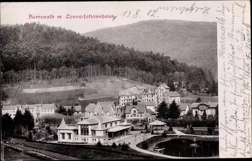 Ak Bad Herrenalb im Schwarzwald, Konversationshaus