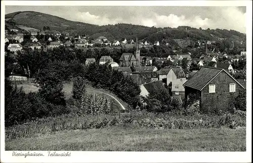 Ak Dieringhausen Gummersbach im Oberbergischen Kreis, Teilansicht der Ortschaft