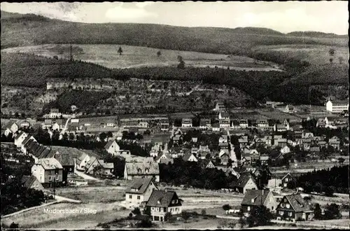 Ak Mudersbach Sieg, Gesamtansicht