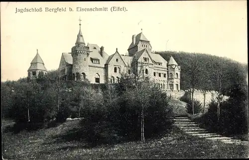 Ak Eisenschmitt in der Eifel, Jagdschloss Bergfeld