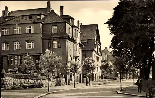 Ak Lugau im Erzgebirge, Poststraße