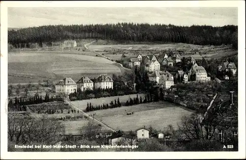 Ak Einsiedel Karl Marx Stadt Chemnitz, Blick zum Kinderferienlager